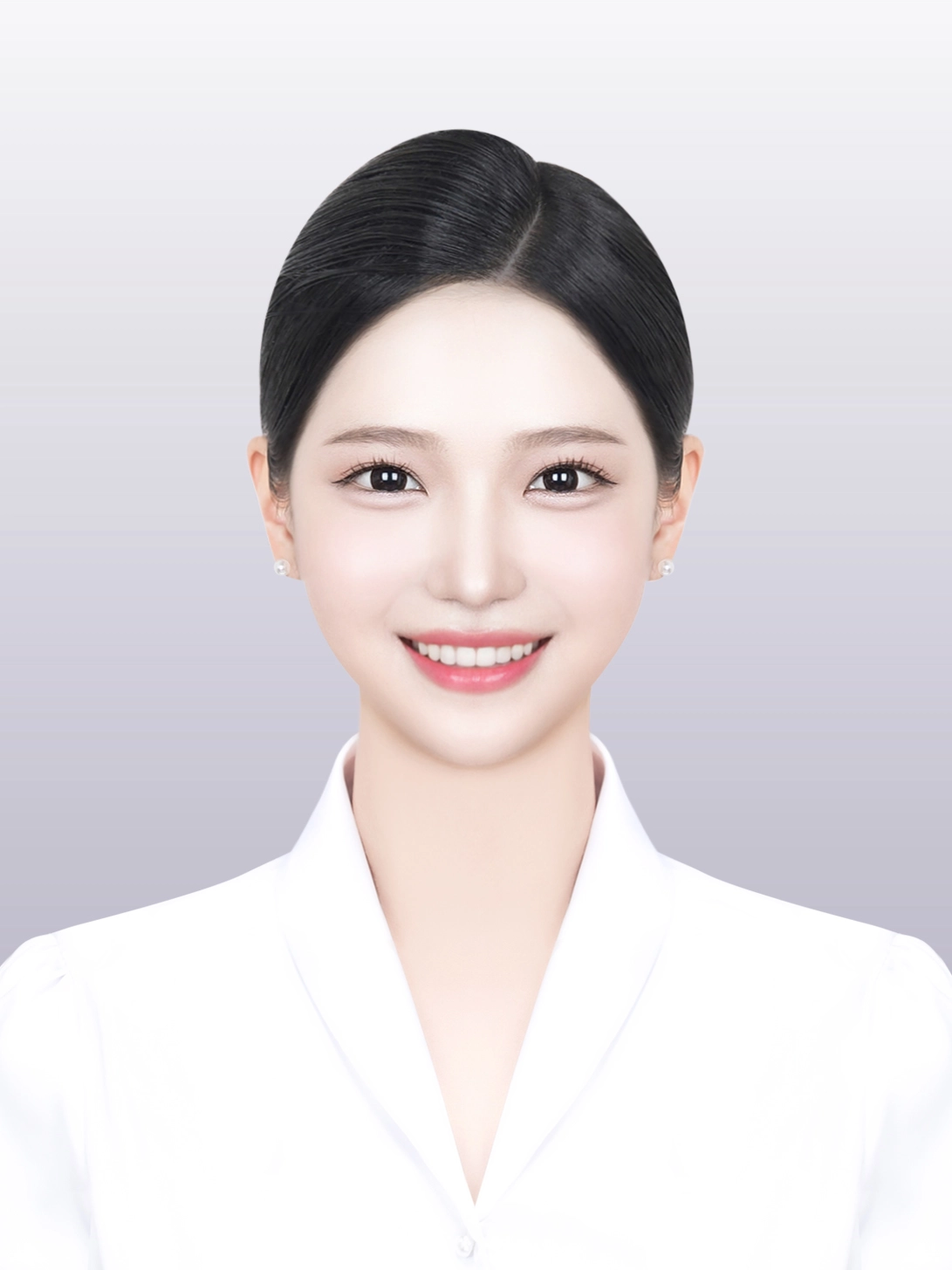 승무원사진 배경샘플 22 · 항공사 지원용 연한 단색