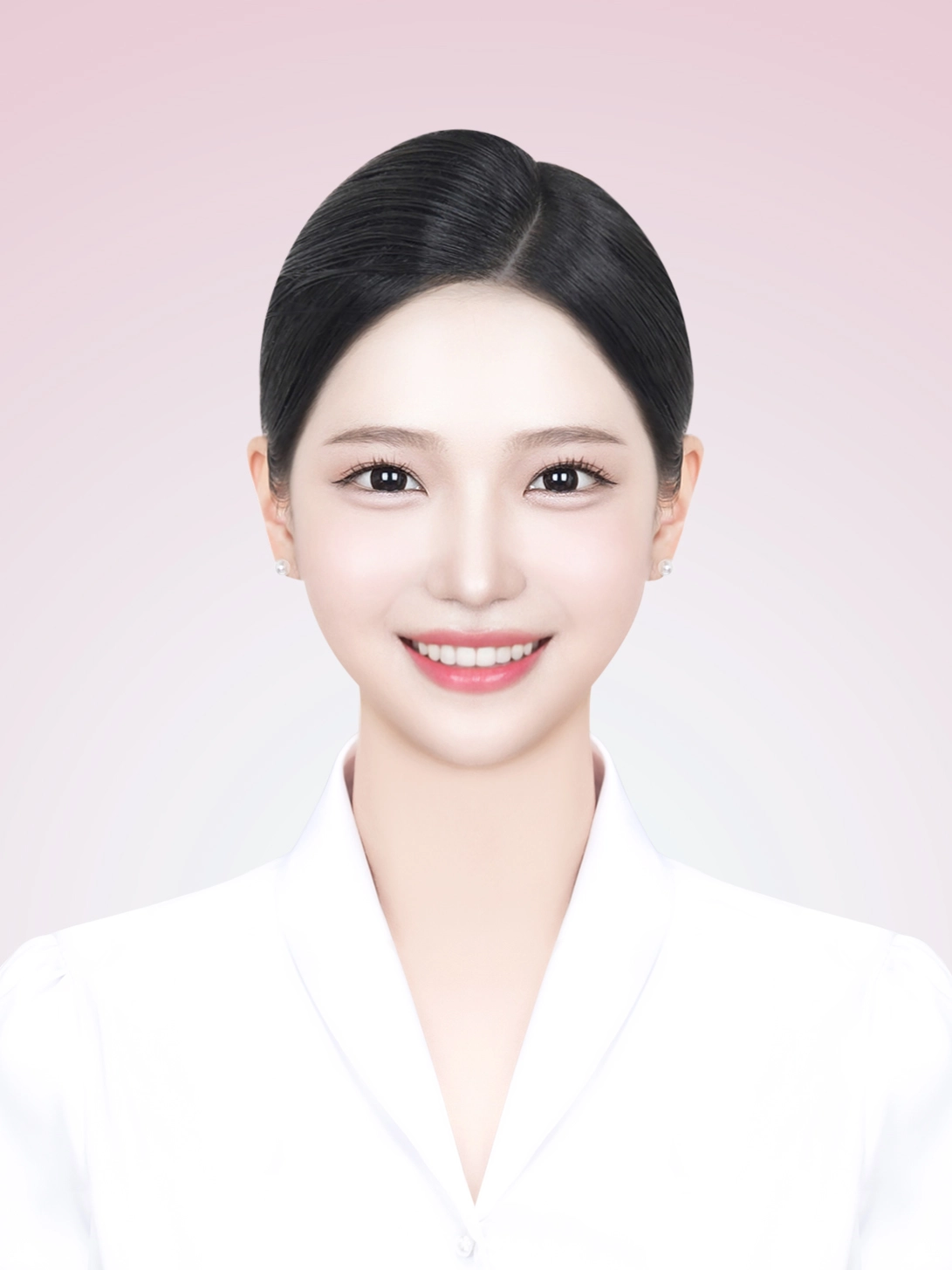 승무원사진 배경샘플 34 · 항공사 지원용 연한 단색