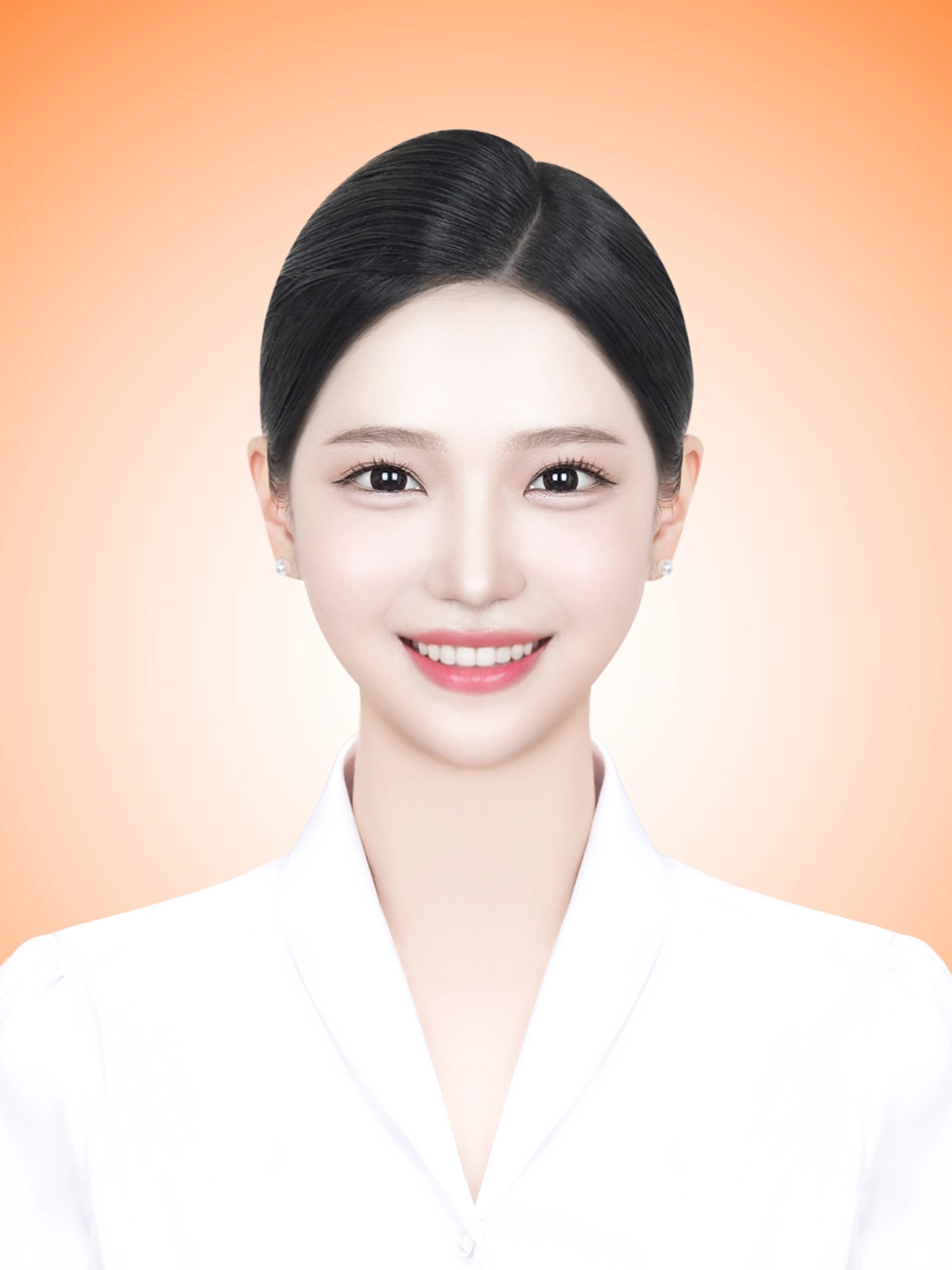 승무원사진 배경샘플 42 · 항공사 지원용 연한 단색