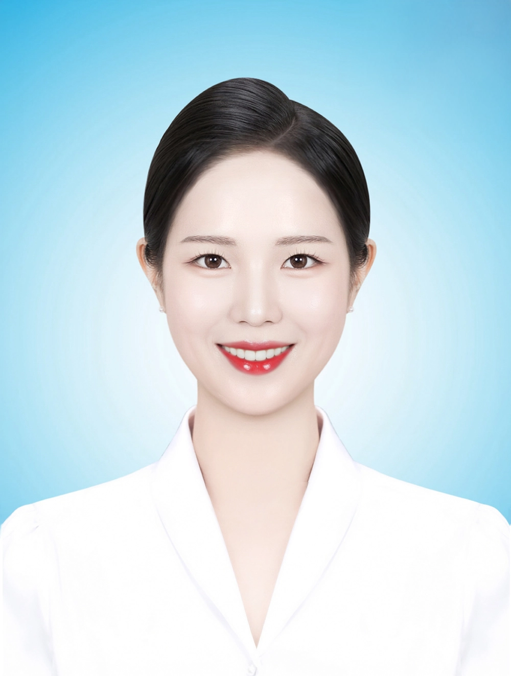 승무원사진 완성샘플 4