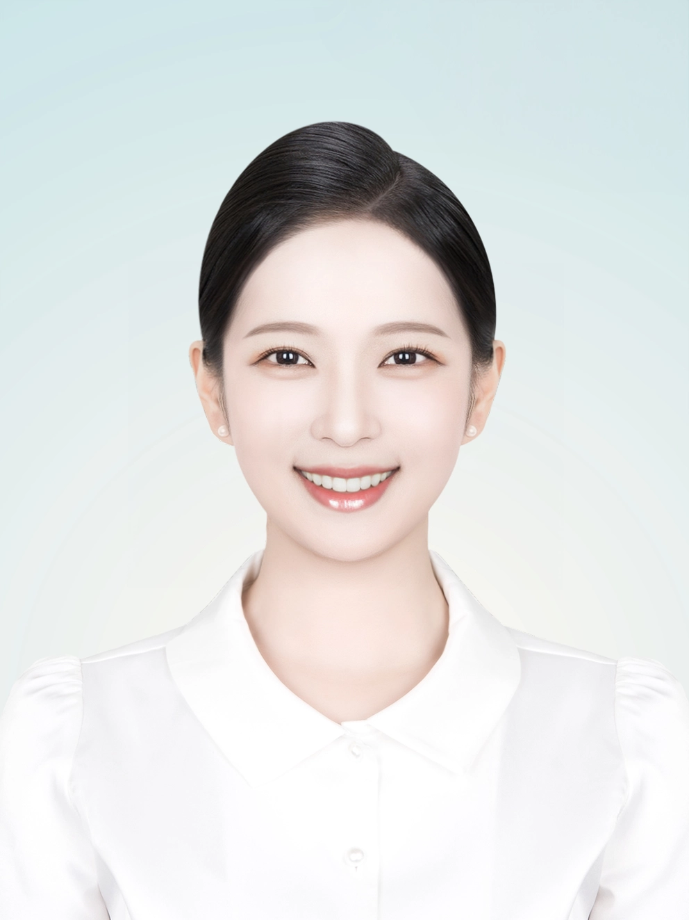 스튜어디스 사진 28 · 항공사 규정에 맞춘 상반신 증명