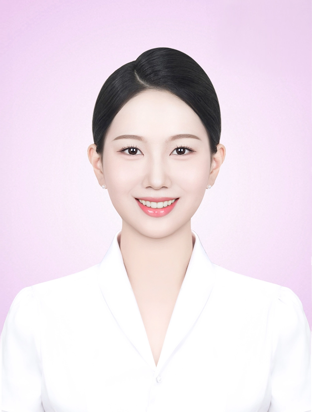 증명사진 완성샘플 56 · 배경까지 정리를 마친 결과물