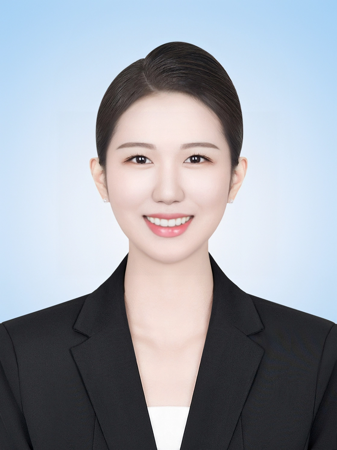 승무원 취업사진 106 · 헤어와 메이크업을 리터칭으로 완성