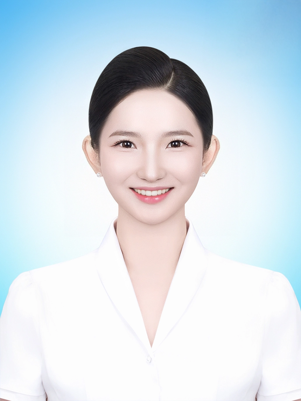 이력서사진 완성샘플 109 · 서류에 넣는 증명 규격