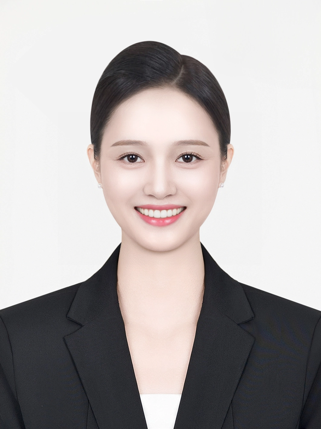 승무원 취업사진 120 · 헤어와 메이크업을 리터칭으로 완성