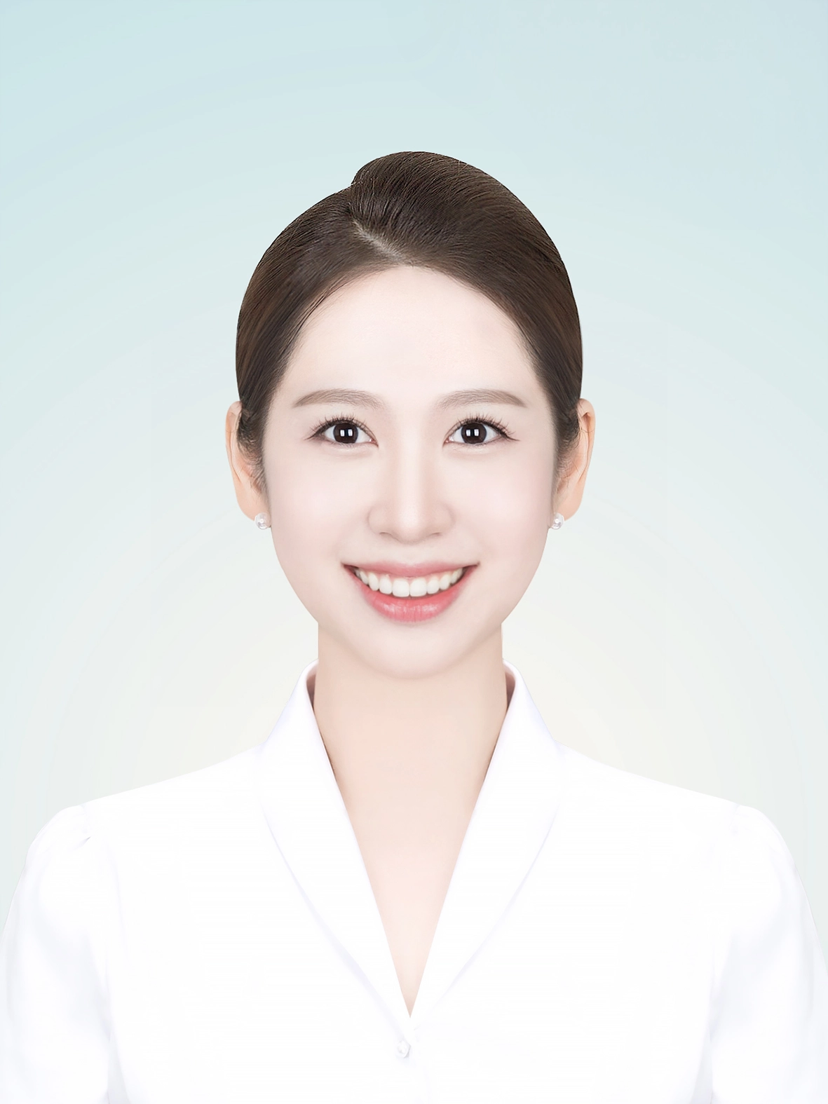 이력서사진 257 · 23년 경력 작가가 직접 헤어 메이크업한 취업용 증명사진