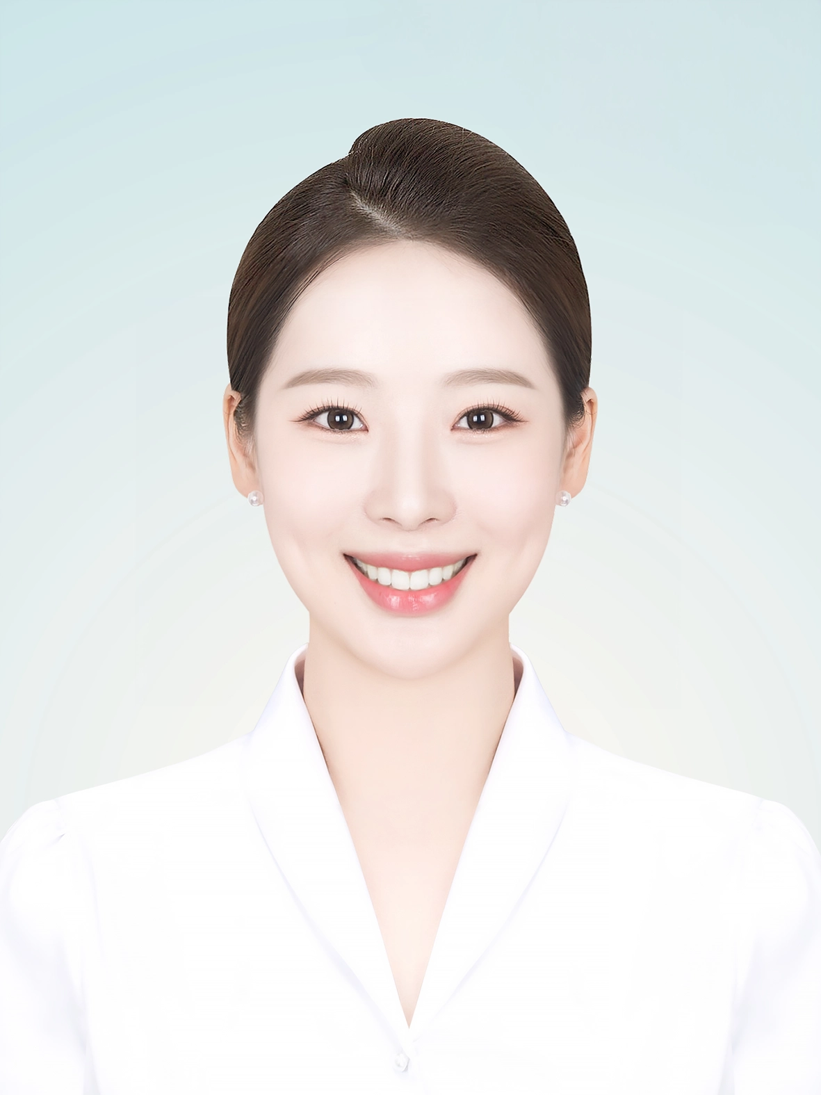 승무원사진 285 · 머릿결을 한 올씩 다듬은 결과